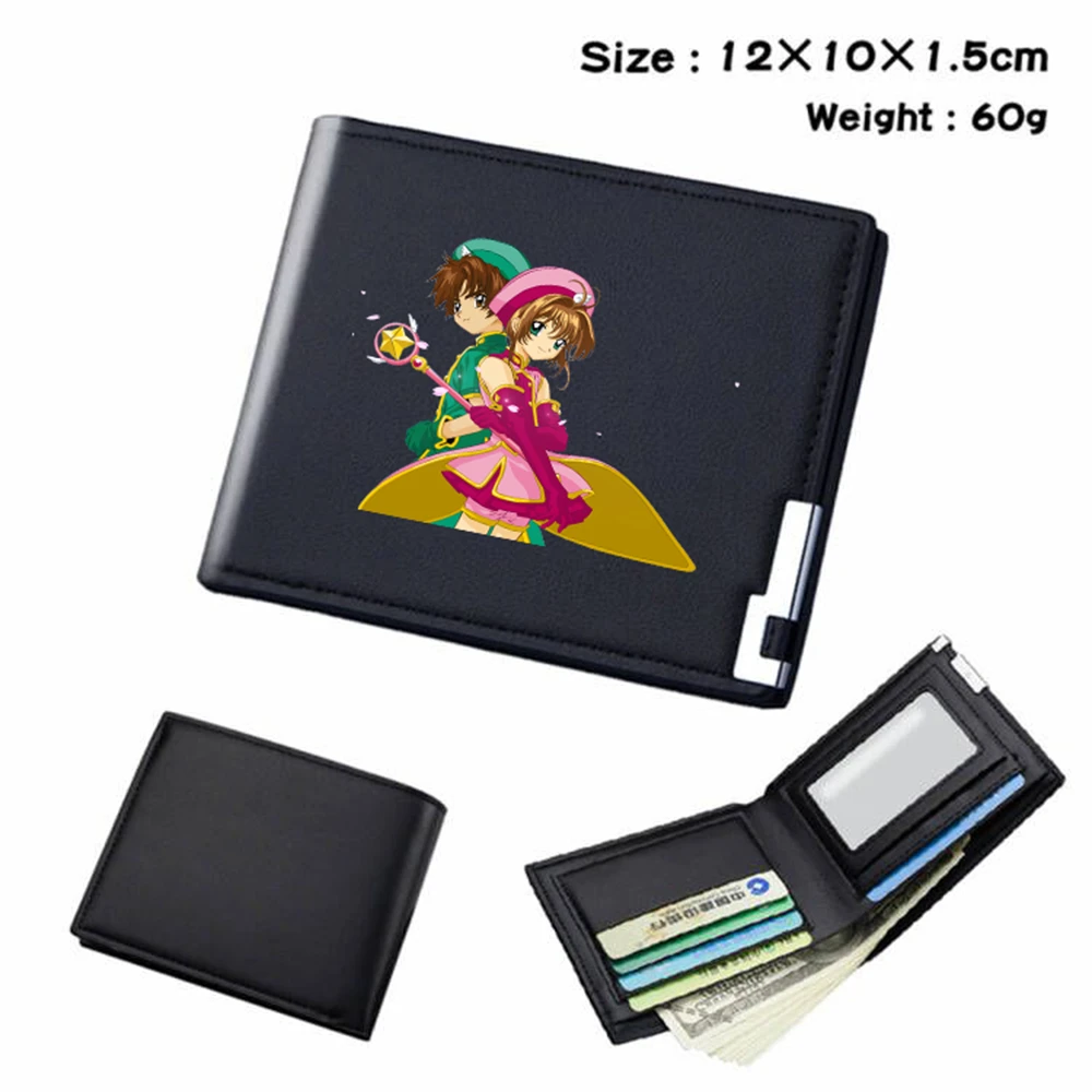 

Cardcaptor sakura Wallet Anime Girl Purse Pink With Coin Pocket Cartoon PU purse