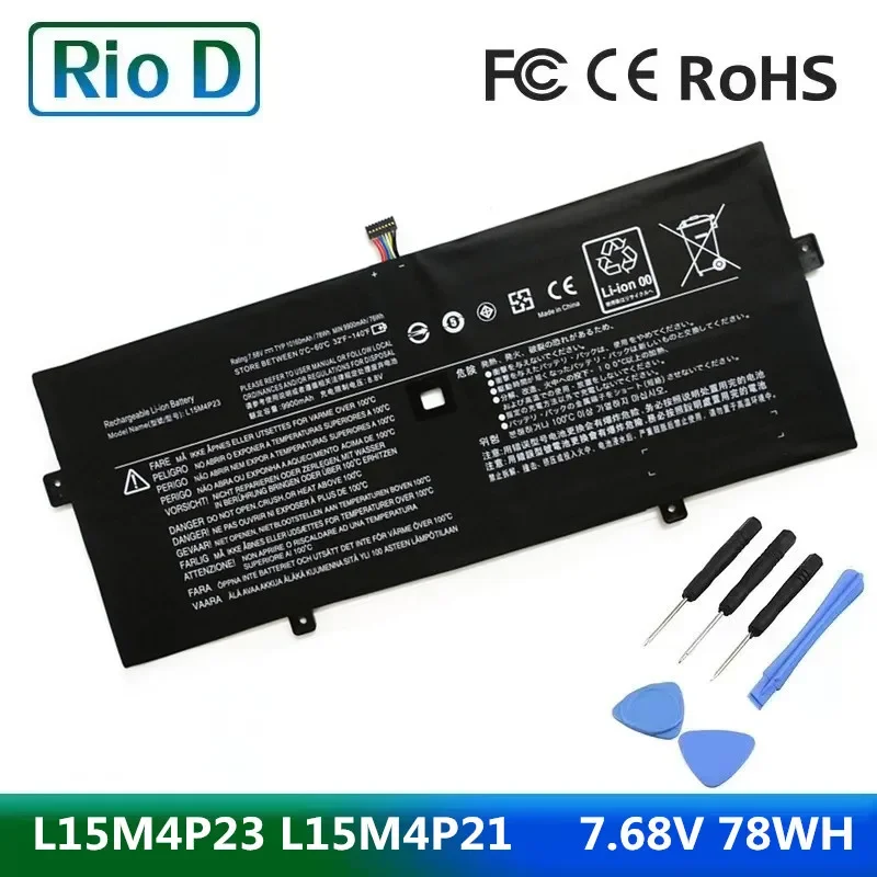 

NEW L15M4P23 Laptop Battery For Lenovo Yoga 910-13IKB Yoga 910 13 80VF,Yoga 5 Pro(512G) L15C4P21 L15M4P21 L15C4P22