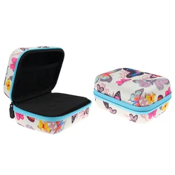 Travel Essentials White Butterfly Oil Storage Bag - Versatile Organizer - 12 Slots 5 - 10 - 15ML (1pcs blue)