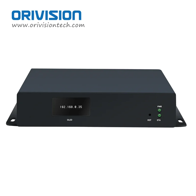 ORIVISION 4K HDMI IPTV Decoder H.265 H.264 HDMI VGA CVBS Video Decoder