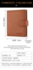 High Quality Men's Passport Leather Wallet Multiple Card Slots and Two Clear ID Window Vintage Business Card Bag 2