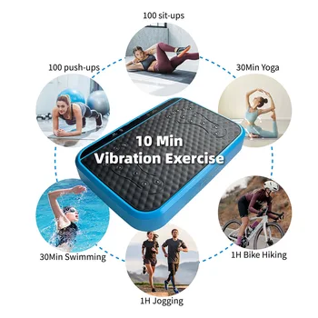 Vibration Plate Exercise Machine, Whole Body Fitness Platform with 120 Speed Levels,Weight Loss and Fat Burner Workout Equipment 2