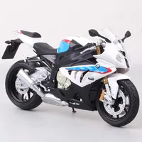 WELLY 1:12 BMW S1000RR 2009 Die Cast Motorcycle Model Toy Vehicle Collection Autobike Shork-Absorber Off Road Autocycle Toys Car 1