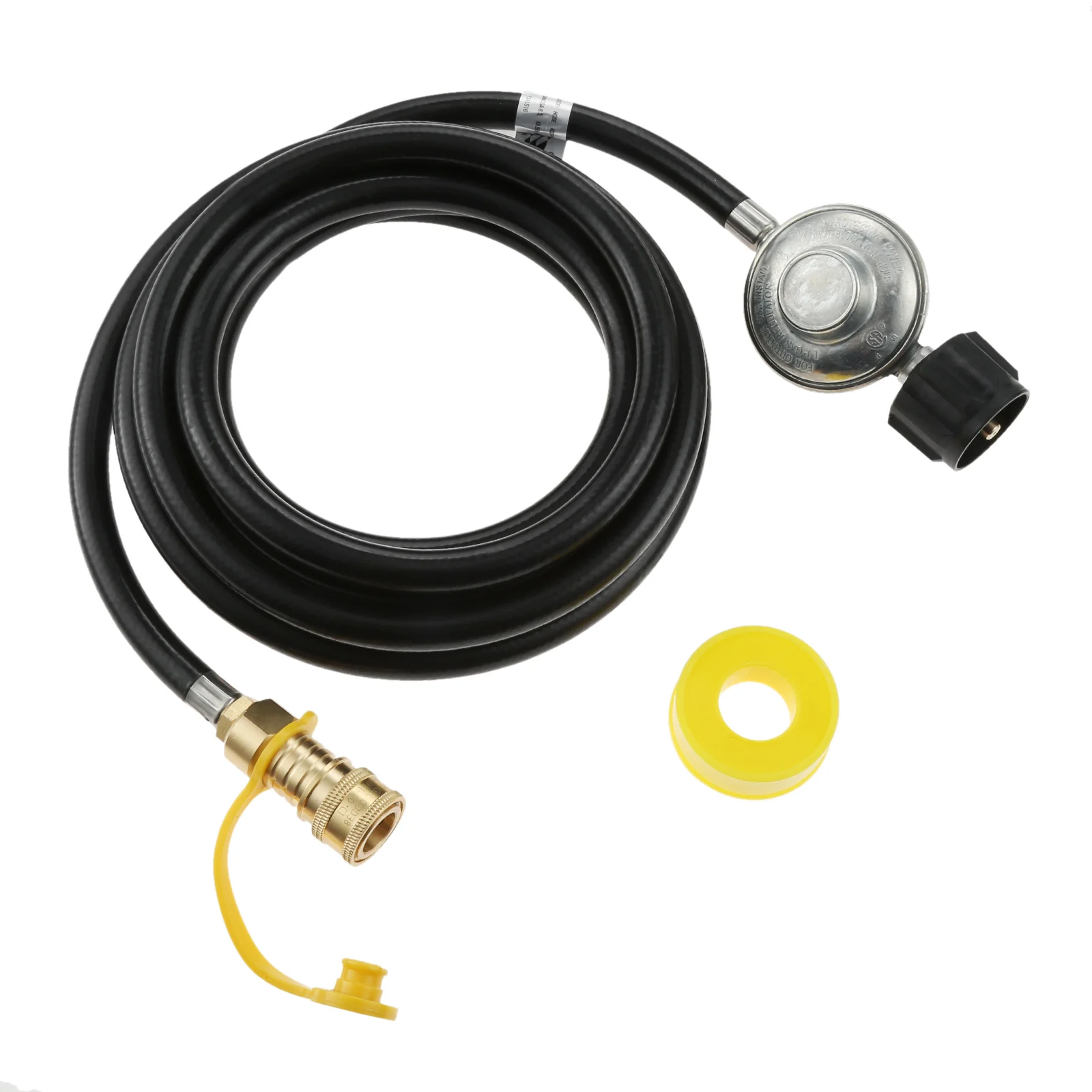 12 Feet Low Pressure Propane Regulator with 3/8 Quick Plug Disconnect  Adapter for Mr Heater Big Buddy BBQ Grill Camp Extension - AliExpress
