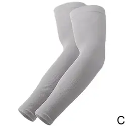 Unisex Breathable UV Protection Sun Sleeves - Cooling Arm Covers (GRAY)