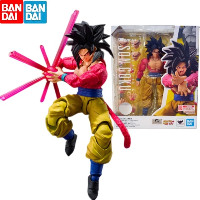 Boneco Dragon Ball Lote 2 Goku Mini SSJ4