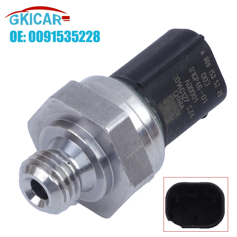 ( ´_ゝ`) Amazon.com: Fuel Rail Pressure Sensor 0091535228 A0091535228