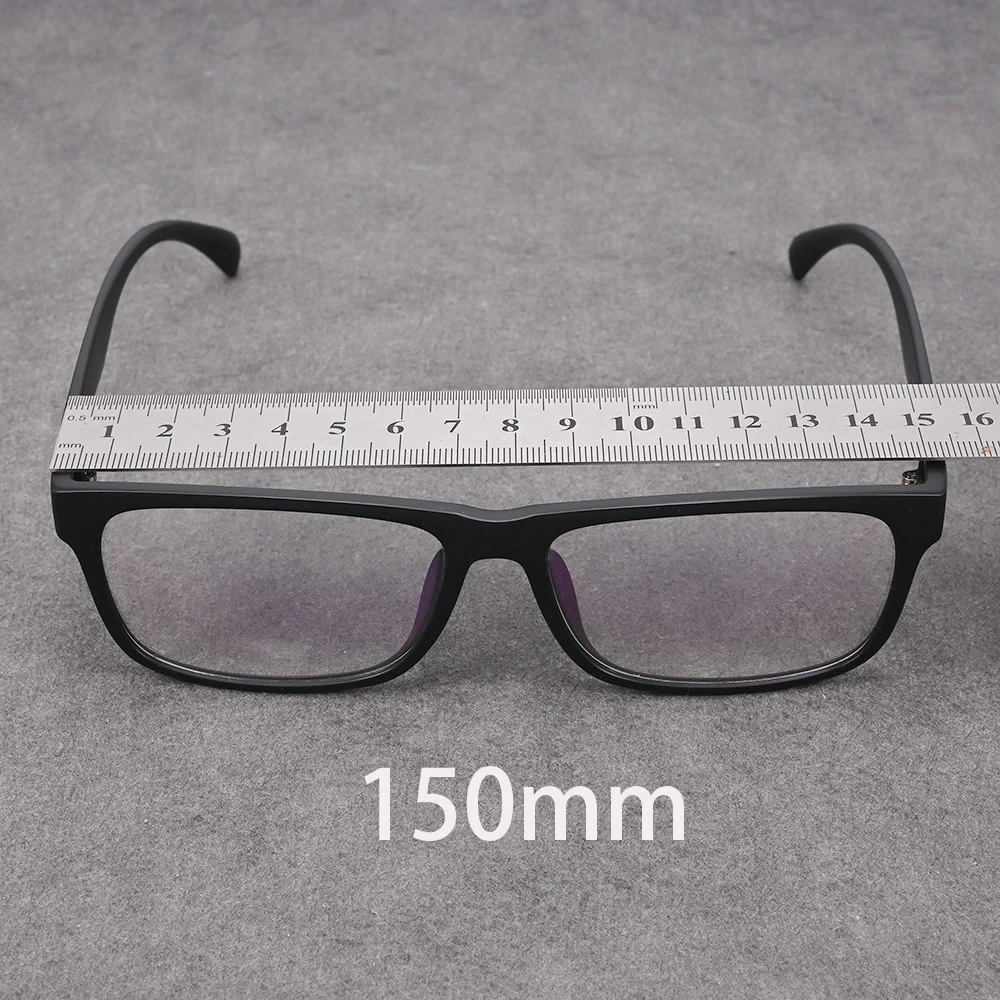 Cubojue 150mm Oversized Myopia Glasses Men Women TR90 Black Eyeglasses Frame Male Spectacles Anti Reflection
