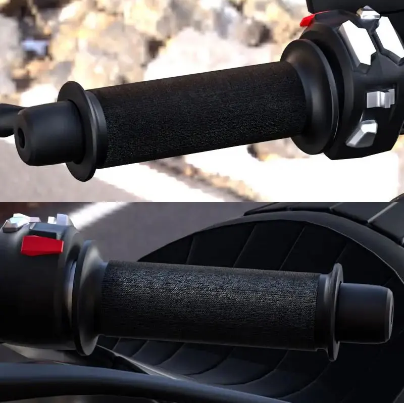 Motorcycle Heated Handgrips 5V 2A USB 3 Gear Warmer Electric Heated Grip Cover Anti Vibration Heating handle for Scooter Bicycle