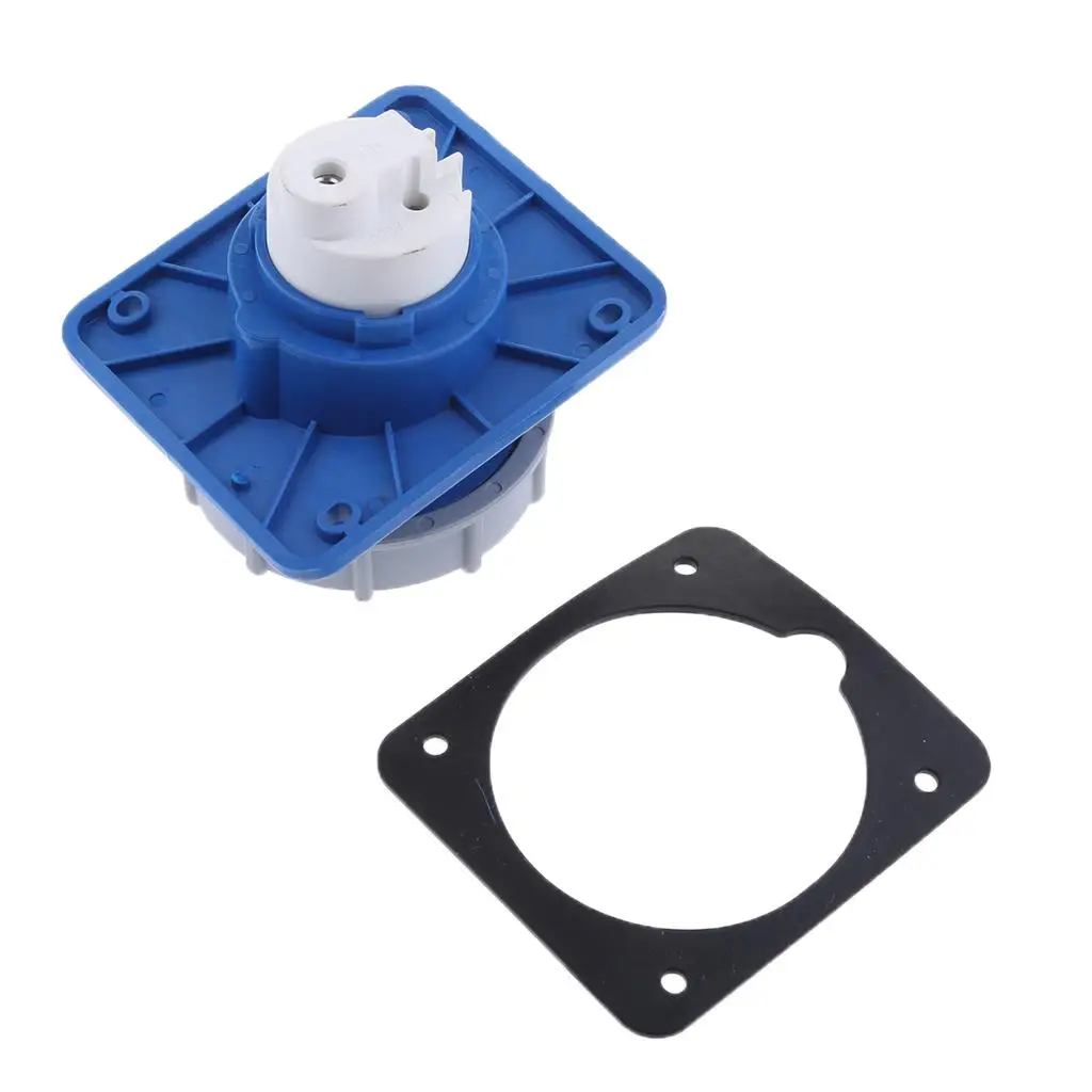 16A 220-250V Marine Shore Power Socket Male Female Power Plug Waterproof Industrial Electrical Plug & Gasket IP67