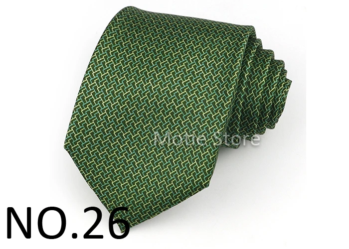 Herren-Krawatte aus anmutigem, weichem Polyester, unregelmäßiges Muster, Krawatte für Hochzeit, Party, Alltag, Hemd, Anzug, Krawatte, Accessoire, Dekoration, Geschenk – Detail 27