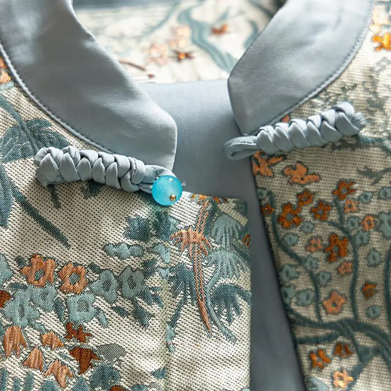 Pregnant Women's Chinese Style Embroidered Vest New Maternity Spring/Autumn Embroidered Vest Fashion Tang style Top LH063