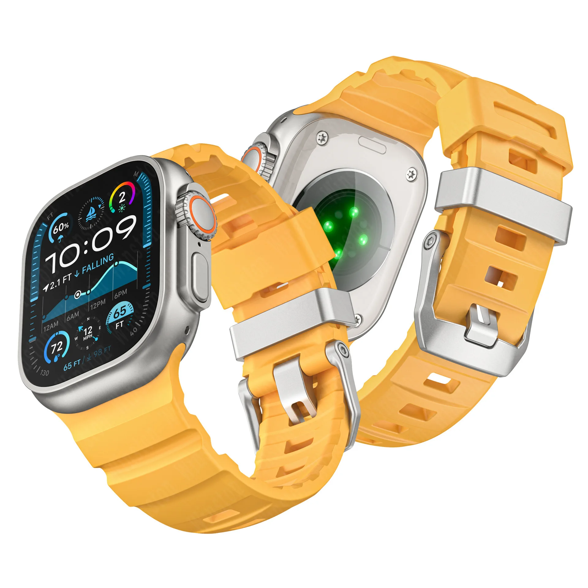 Fluorescent Silicone Sport Band Bracelet