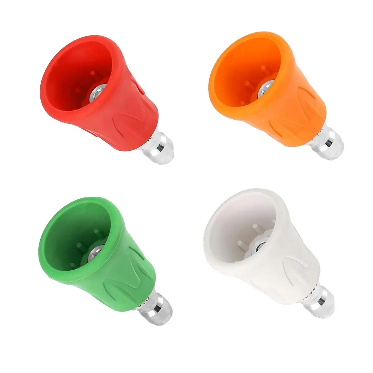 Car washer sector sprayer nozzle tips 1/4" DN8 with soft rubber sleeve high pressure wash gun nozzles