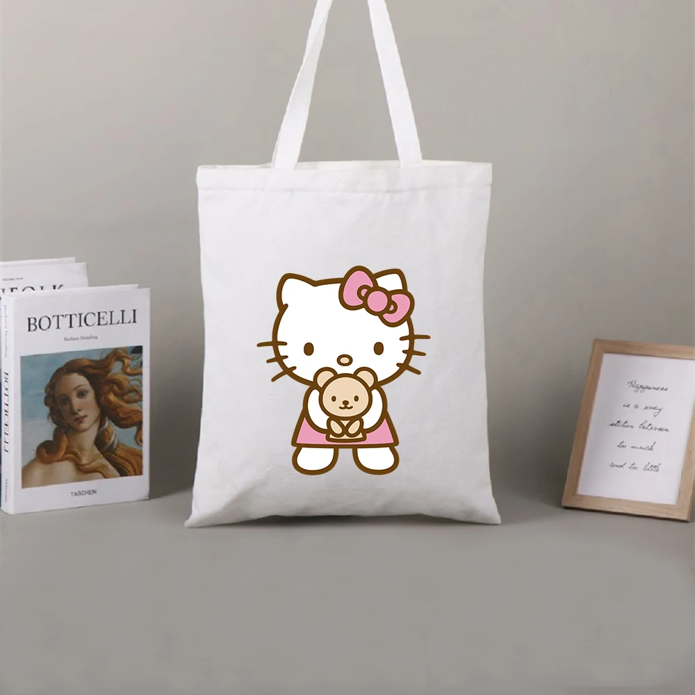 Hellon Kitty Simple Garland Handbag Women'S Fashion Bags 2022 Waterproof Large Capacity Ladies Clutch Bag Shopper No Zipper Gift