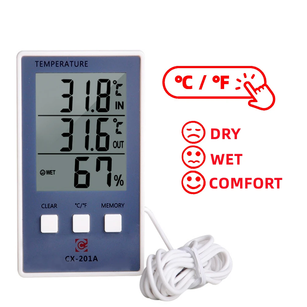 Htc2 Digital Thermo Hygrometers Thermometer Hygrometer Weather Station