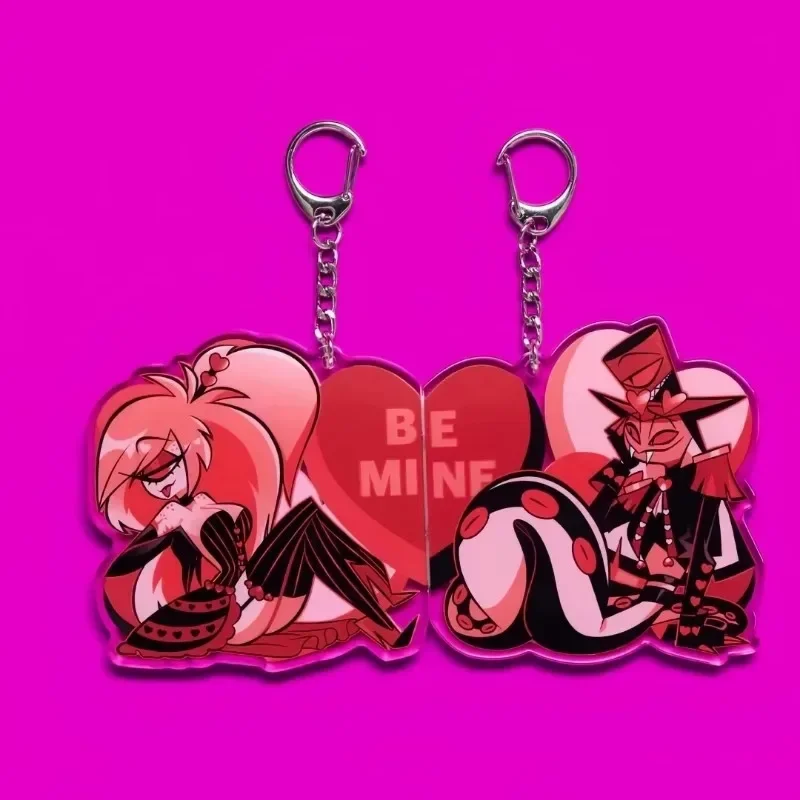 Valentines 2025 Key Chain Women Vox Valentino Acrylic Key Ring The