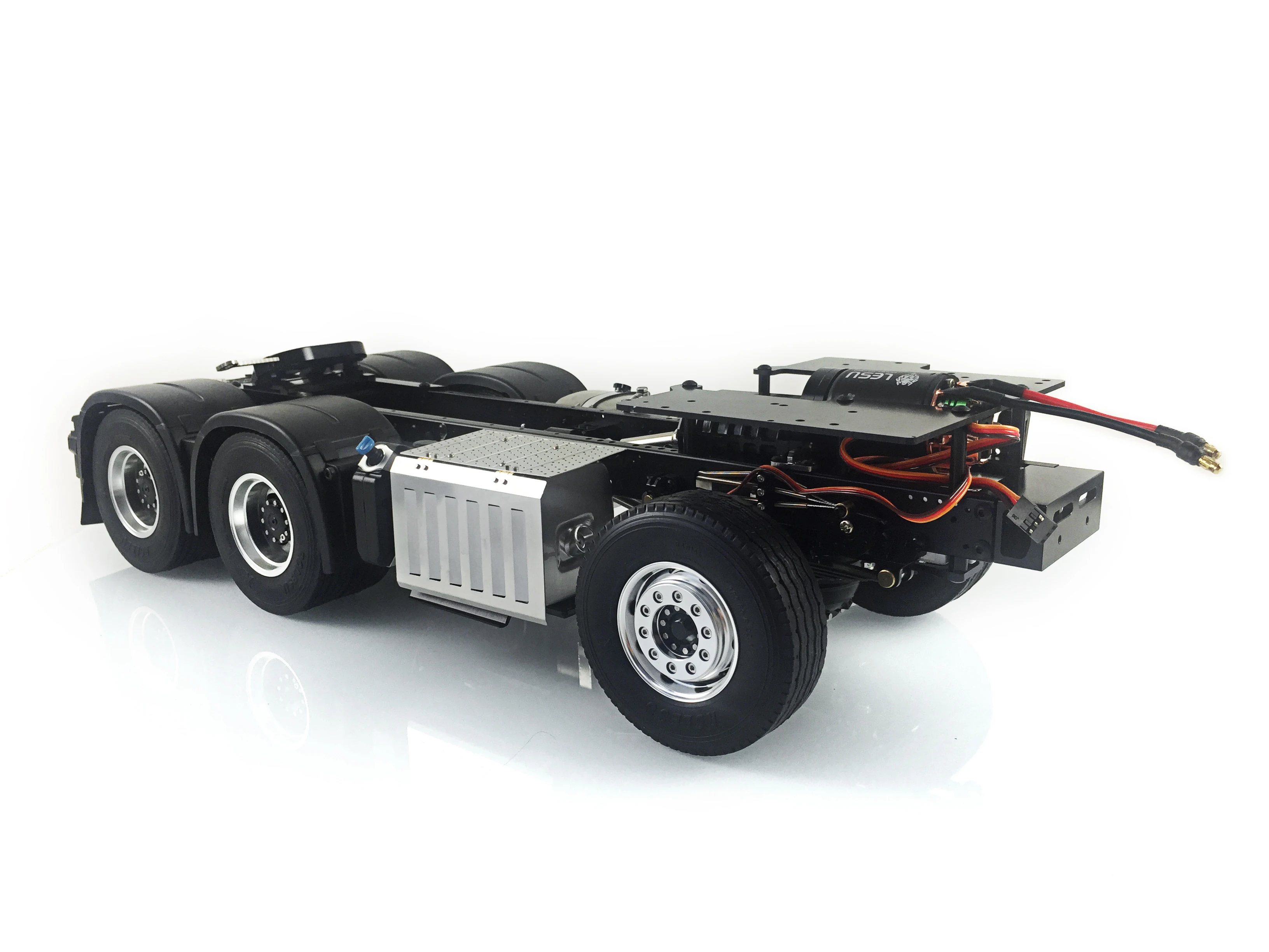 LESU 1/14 Electric Truck 6X6 Metal Chassis Motor Servo for Toys Tamiyaya 3363 RC Tractor Remote Control Toys Th16843-SMT8 2