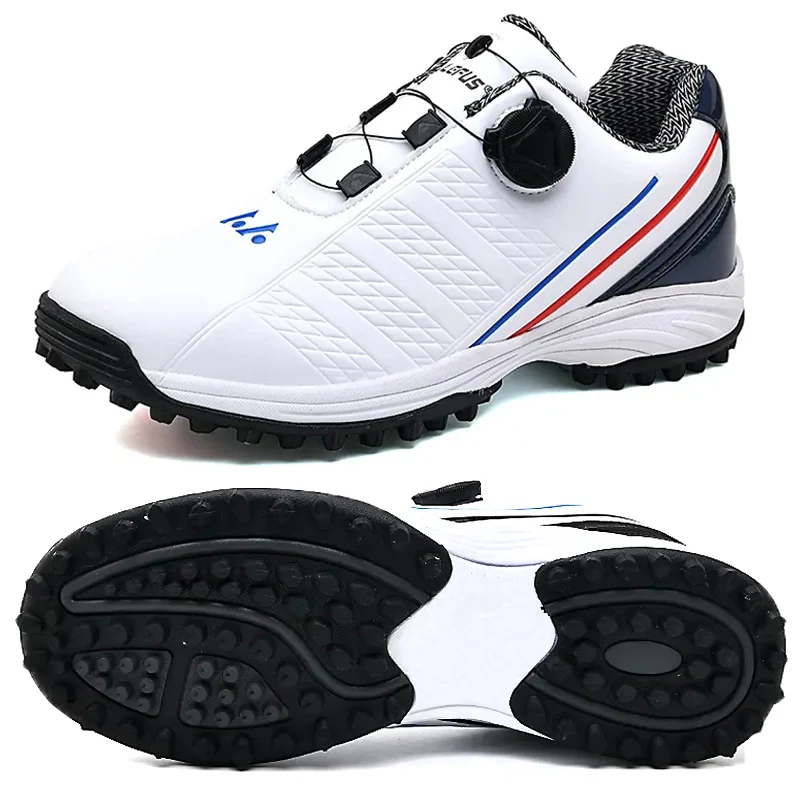 Men Golf Shoes Professional Athletics Turf Grass