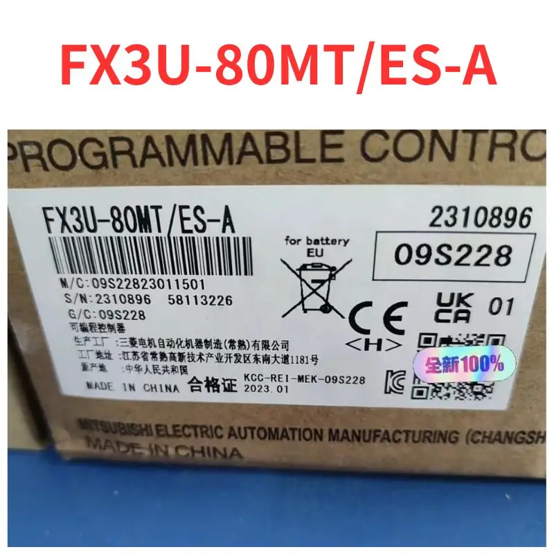 

Brand new FX3U-80MT/ES-A controller