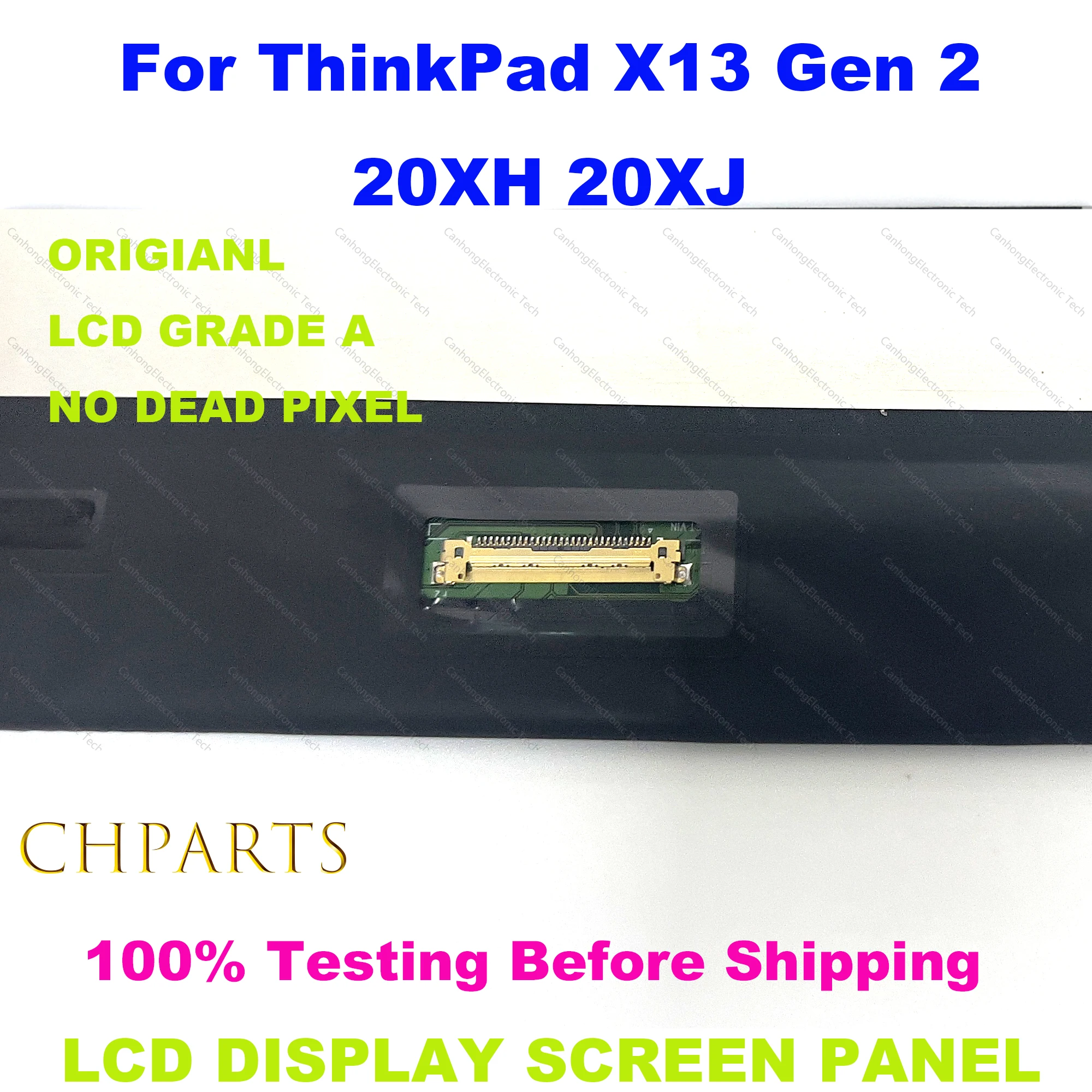 Lenovothinkpad x13 gen 2,13.3インチ,交換用ディスプレイパネル