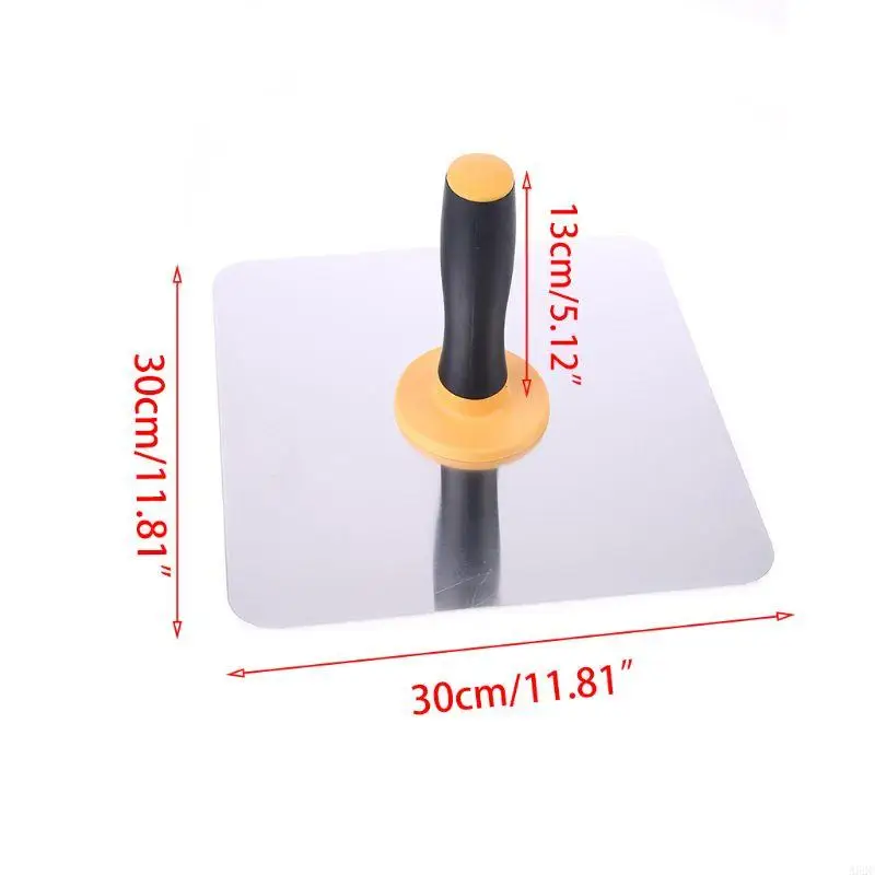 A52C Plastering for Hawk 300x300mm Aluminium Plasterers for Hawk with Handle Mortar Board Holder Portable Plastering Tool