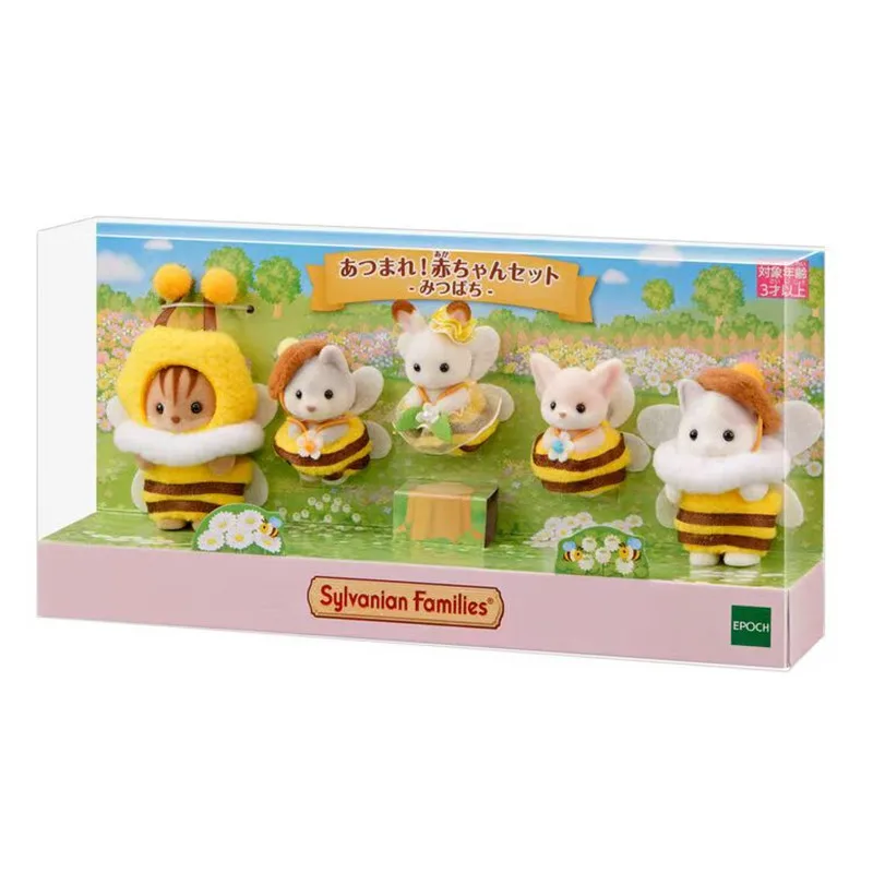 Japan Original Sylvanian Families Bee Disguise Set Figure Doll Model Collection Children Birthday Gifts animal toy set cartoon toy