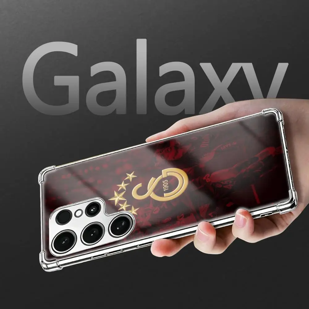 Fashionable Gold & Silver Shockproof Glass Phone Case with Four-Corner Protection