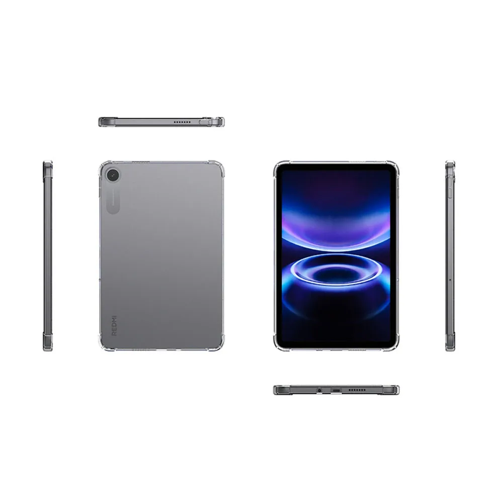 Shockproof Transparent Tablet Case with Airbag Protection - 9.7-inch TPU Back Cover