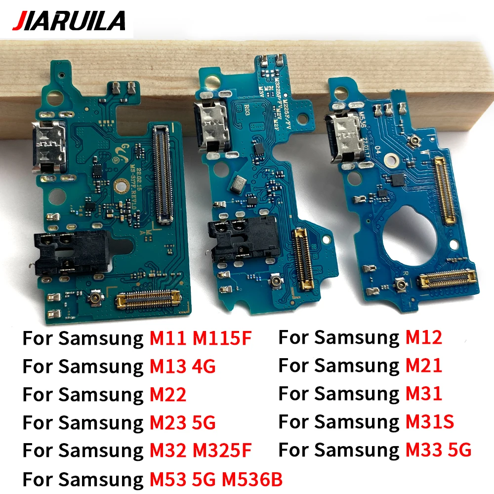 

Tested For Samsung M11 M12 M13 M21 M22 M23 5G M31 M31S M32 M33 USB Charger Charging board SUB port Flex Cable With Microphone