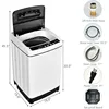 Giantex Full Automatic Washing Machine, 2 in 1 Portable Laundry Washer 1.5Cu.Ft 11lbs Capacity Washer 2