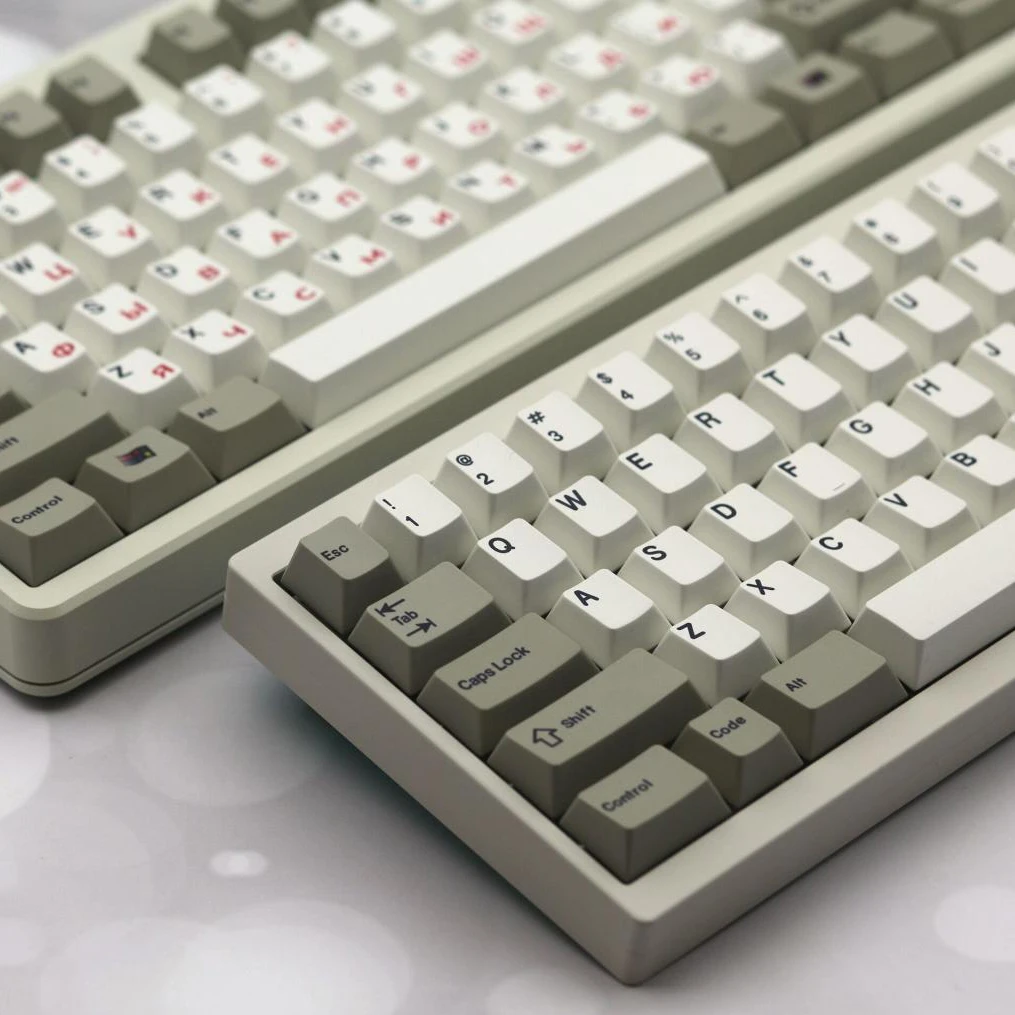 Keycaps para Teclado Mecânico Keycaps para Keybox Shenpo Red Sub Russo Pbt sp Perfil de Cereja Conjunto Completo