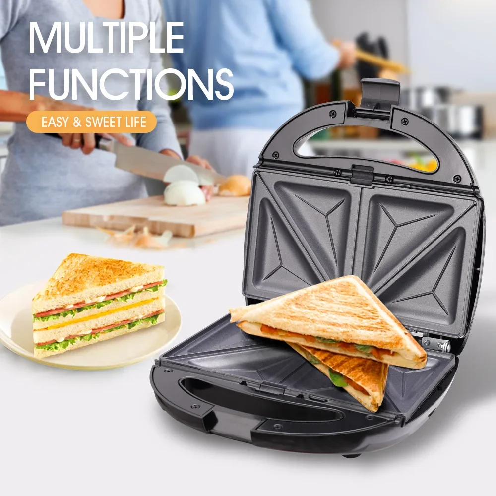 Multifunctional Breakfast Sandwich Maker Small Eight-In-One Toast Waffle Bread Machine Light Food Home Use Compact Size