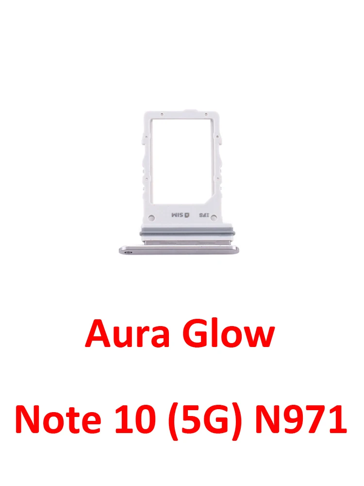 Black SIM Card Tray Slot Holder for Samsung Galaxy Note 10 Series