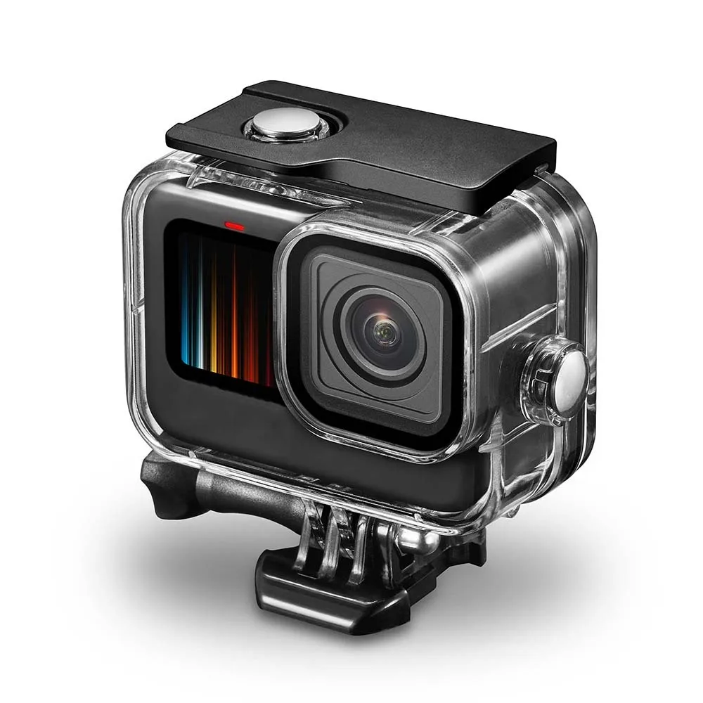 GoPro-Hero 11 10 9 블랙 방수 케이스 하우징, 다이빙 보호 수중 다이빙 커버 60M, Go Pro 9 10 11, 고프로 액세서리