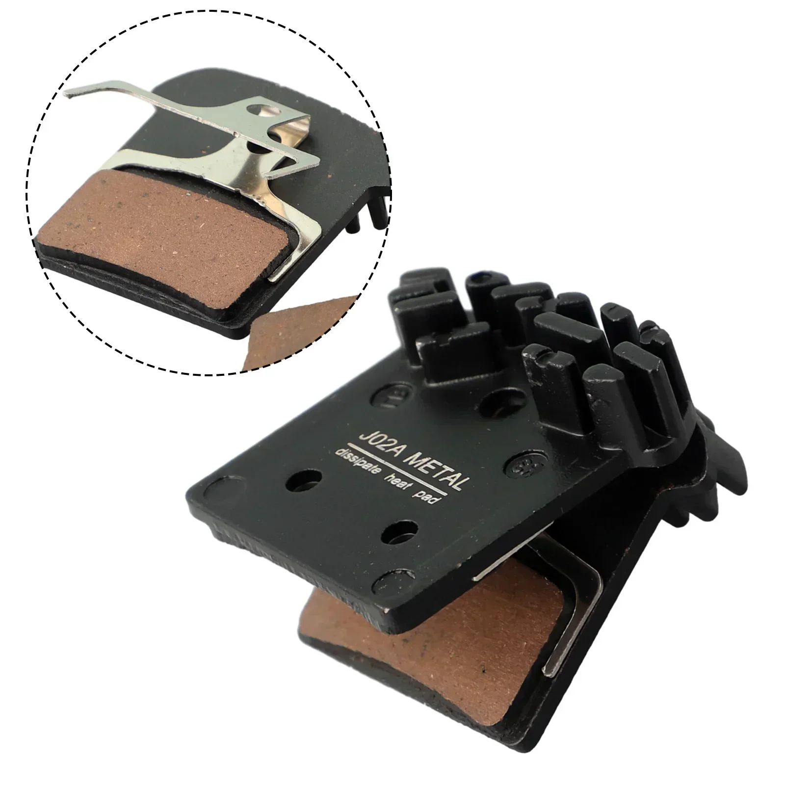 Bicycle J02A Metal Disc Brake Pads for Shimano BRM9000 M7000 M8000 M985