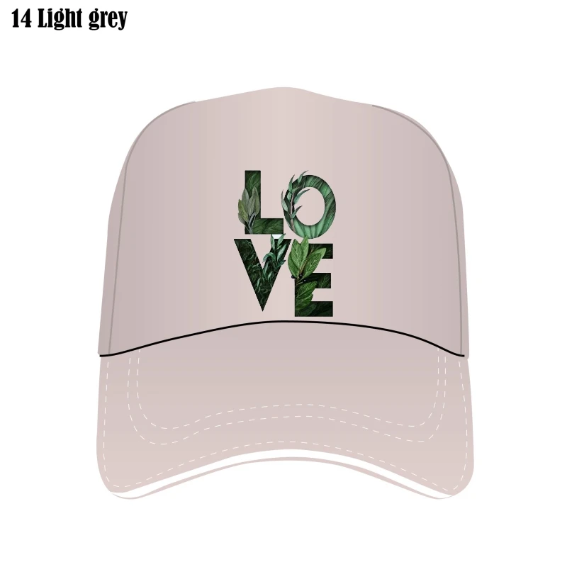 

Flat Brim Casual Plant Love Sweet Cute Fashionbill Hatswomen Mesh Bill Hats Hats Female Cap Lady Summer Graphic Bill Hats