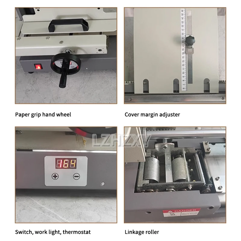 Binding Machine Desktop Hot Melt Glue Machine Manual Book Of Glue Binding A4 Hardcover Book