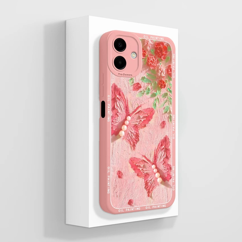 Pretty Flower Lemon Pattern Fashion Silicone Phone Case