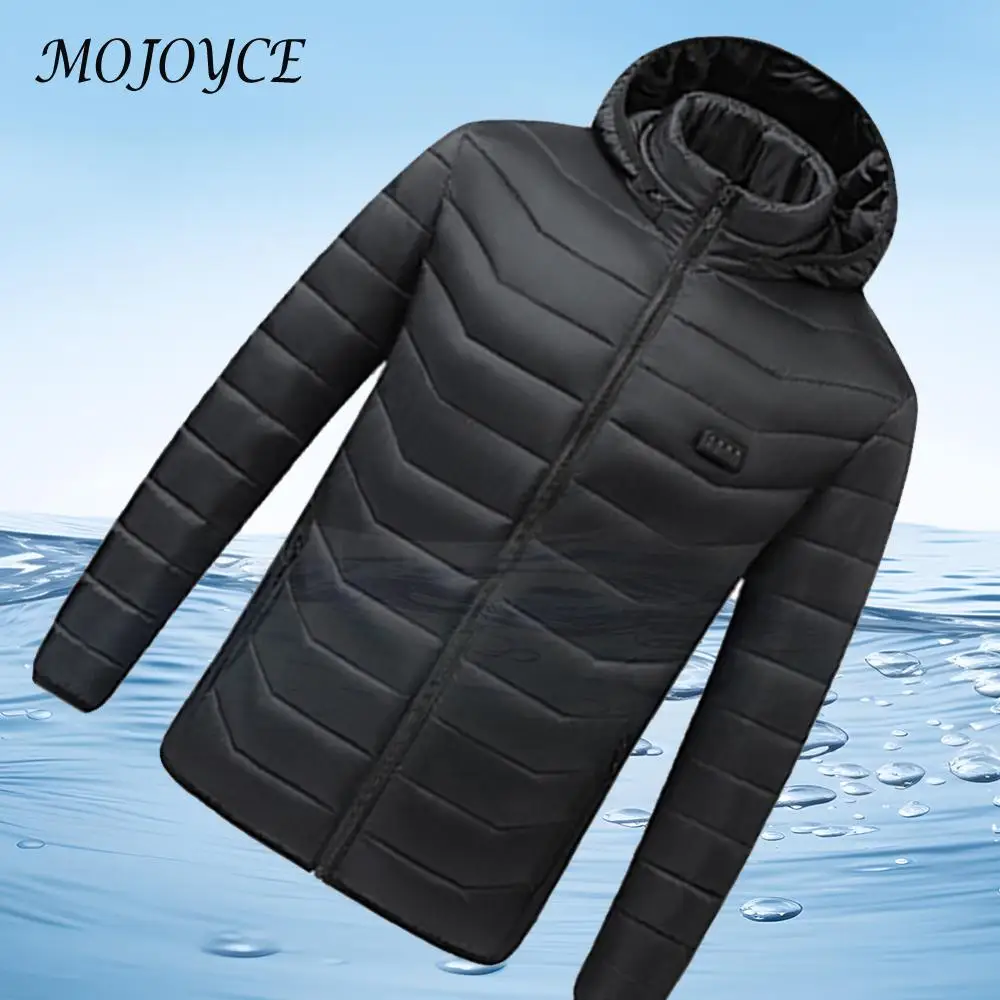 21 Areas Heated Jacket Men Ski Thermal Clothing Heated Coat Heatable Cotton Jacket for Outdoor Hunting Hiking Camping Skiing 2