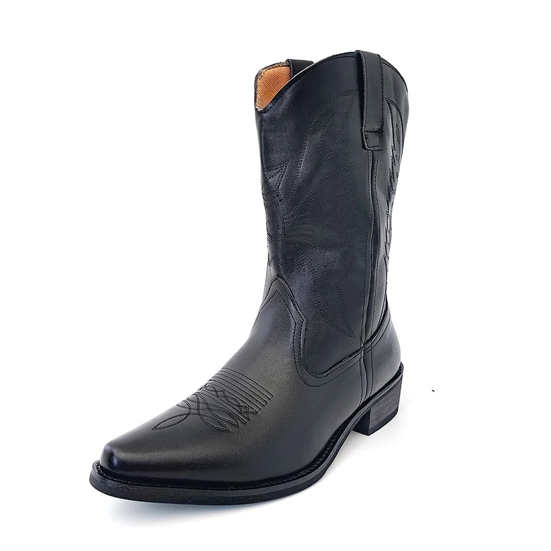 English Style Men's Chelsea Boots Pointed Tips Trendy Brown Work Boots High-end Banquet Dress Boots for Men‘s Free Delivery