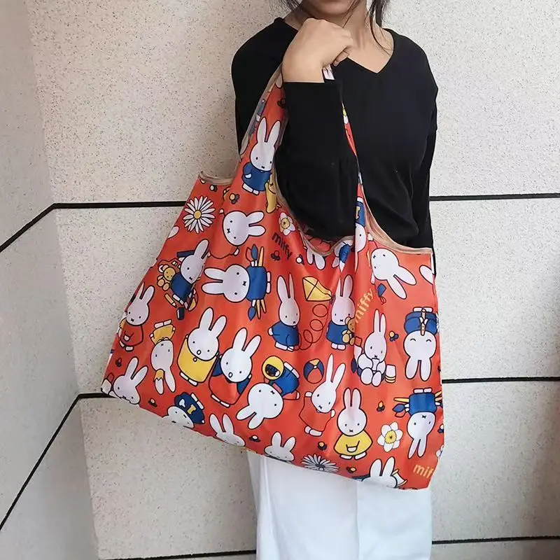 Eco-friendly Miffy Extra Large Folding Waterproof Tote Bag