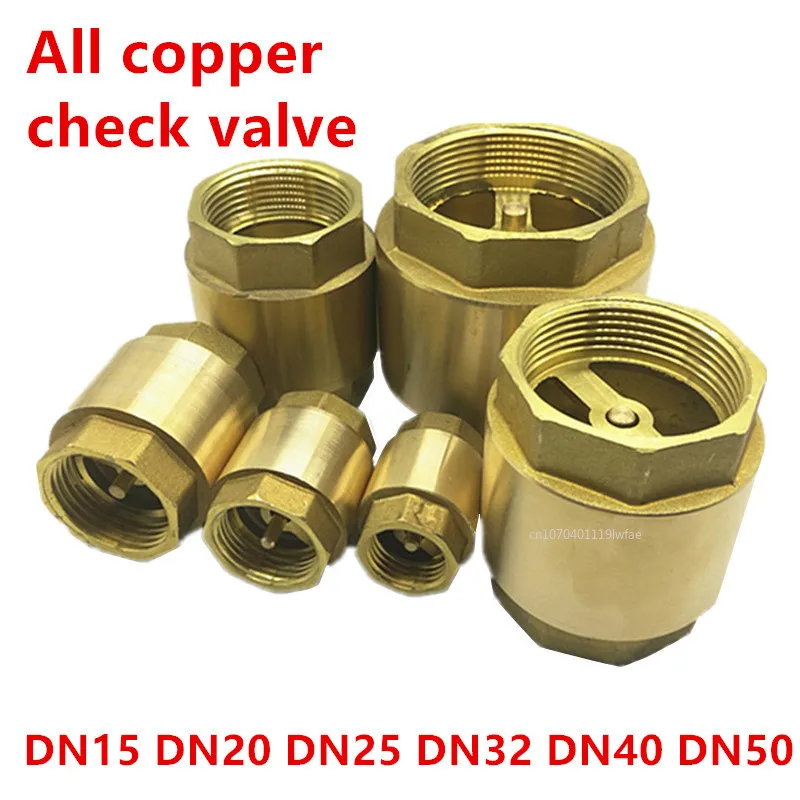 Valvola Di Ritegno Ottone 1/2" NPT - Tipo Y, Unidirezionale, Per Acqua E Olio, DN15 - Foto 5