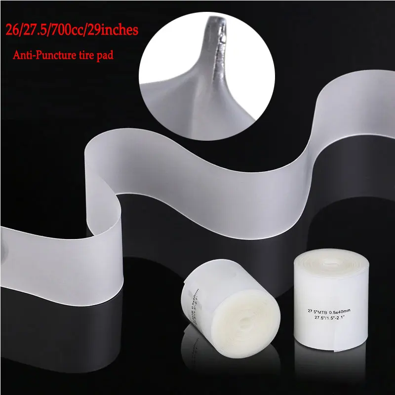 2 pcs Bicycle Tire Liner Protection Pad Puncture Proof MTB Mountain