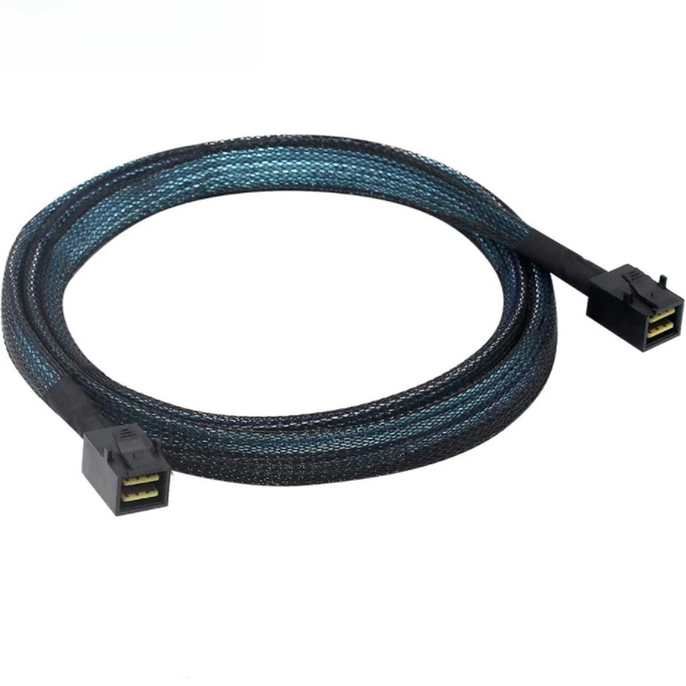 ADT-Link MINI SAS HD SFF 8643 TO 8643 연장 케이블 서버용 내부 고속 케이블 길이 선택 가능 0.5M 1M