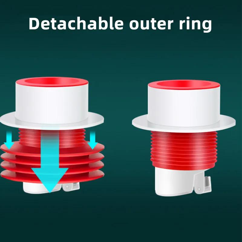 Sewer Deodorant Floor Drain Core Kitchen Drain Filter Anti Odor Pest Strainer Plug Trap Prevention Anti-backflow Sealing Plug