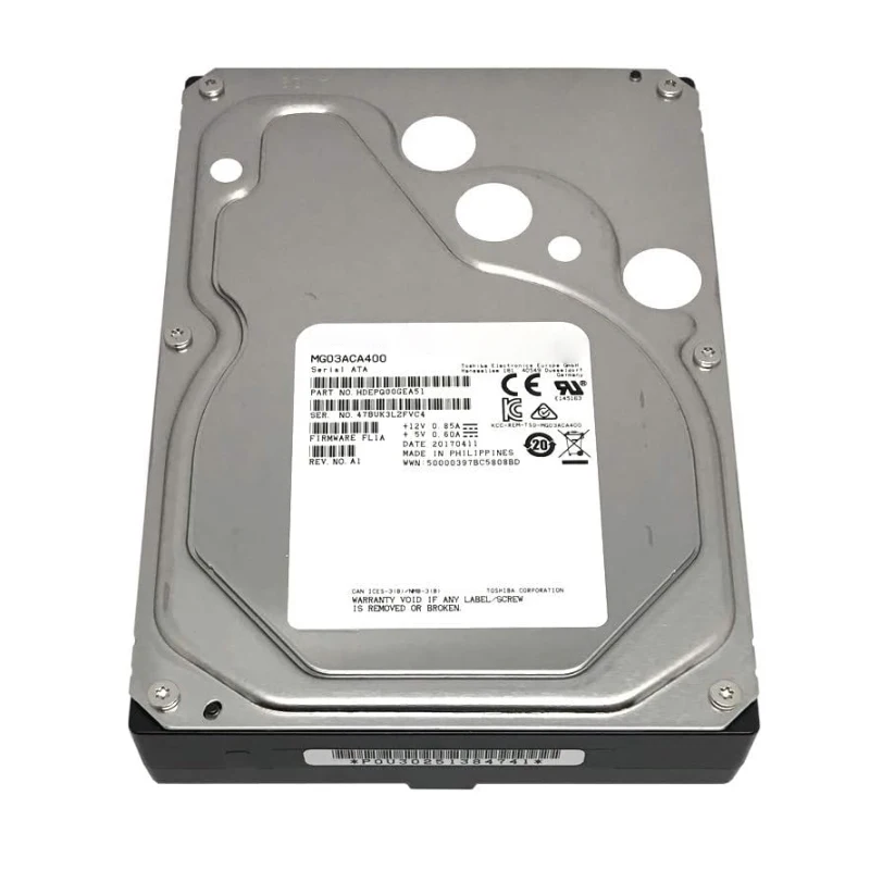 

100% новое в оригинале 1 год гарантии MG03ACA400 ТБ 720PRM 64M SATA3 нужно больше фотографий, пожалуйста, свяжитесь со мной