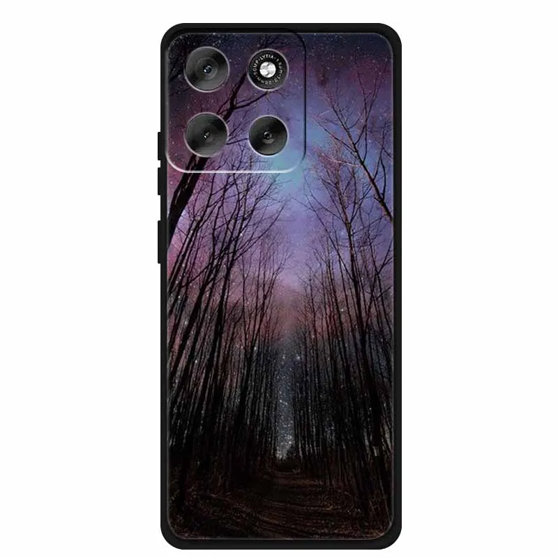 Luxury Silicone TPU Etui Cover - Soft Pink Anime Back Case
