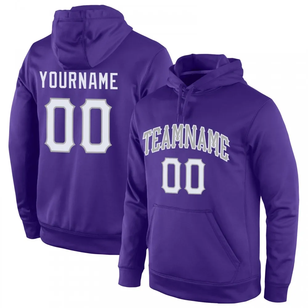 

Custom Hooded Sweatshirts Personalized Print Your Name/Number Pullover Washable Soft Hoodie with Pocket for Men/Kid