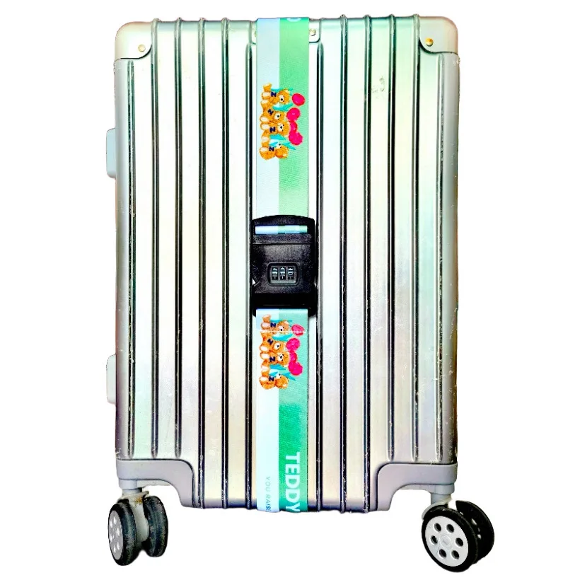 Original TEDDYZOO Luggage Strap Travel Suitcase Buckle One Word Packing Belt Password Lock Anti-Explosion Reinforced Check-In... - Image 5